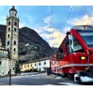 Bernina Pass by Train.