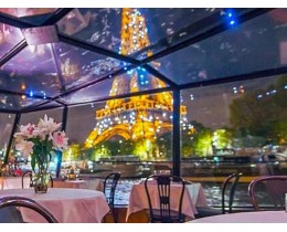 Paris Seine Marina Dinner Cruise 9 PM