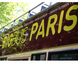 Paris Big Bus Hop on Hop off Pass