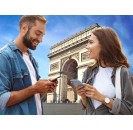 Tour of Paris with audio guide and interactive digital map