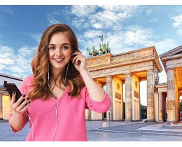 Tour of Berlin with audio guide and interactive digital map