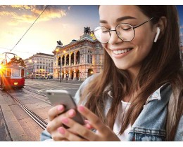 Tour of Vienna with audio guide and interactive digital map