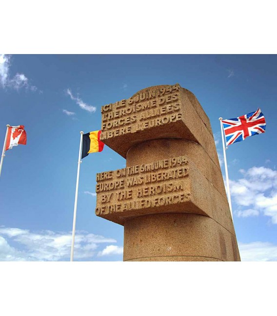 Tour guidato delle spiagge del D-Day in Normandia da Parigi con trasporto