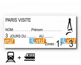 Paris Visite Metro Card + River Cruise