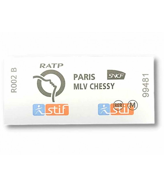 Ticket RER Paris - Disneyland