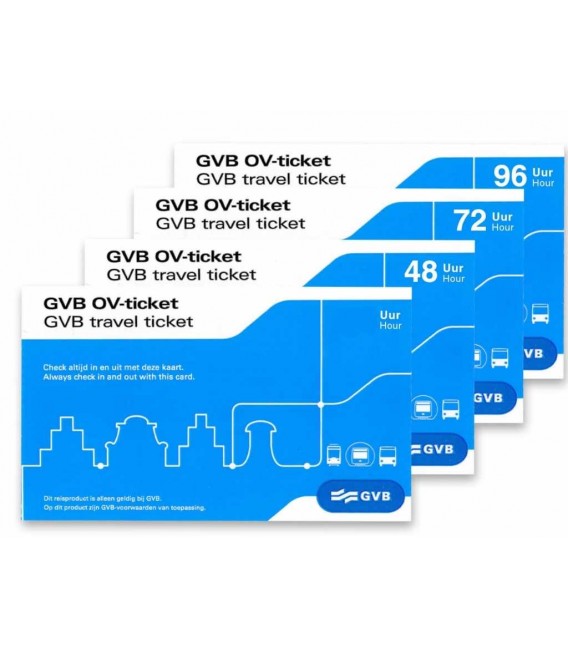 Amsterdam GVB travelcard