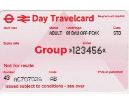 Group Day London Travelcard