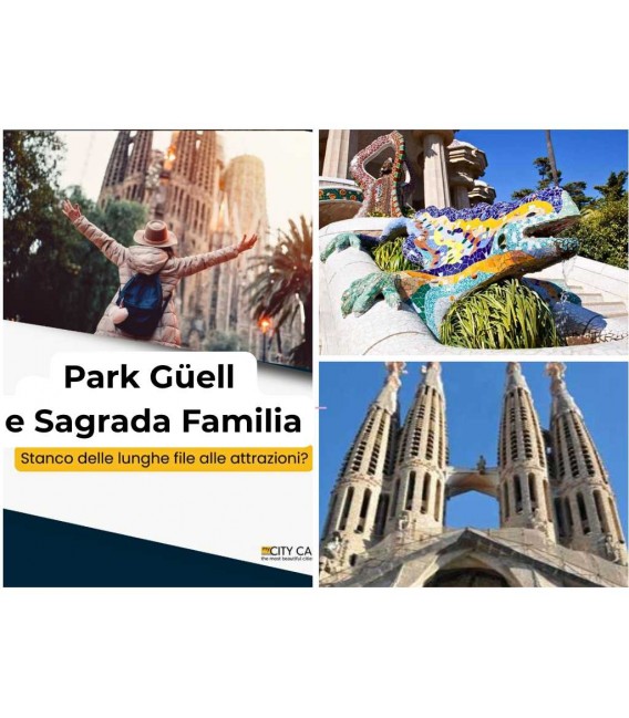 Sagrada Familia + Park Guell Tour Guidato salta coda!