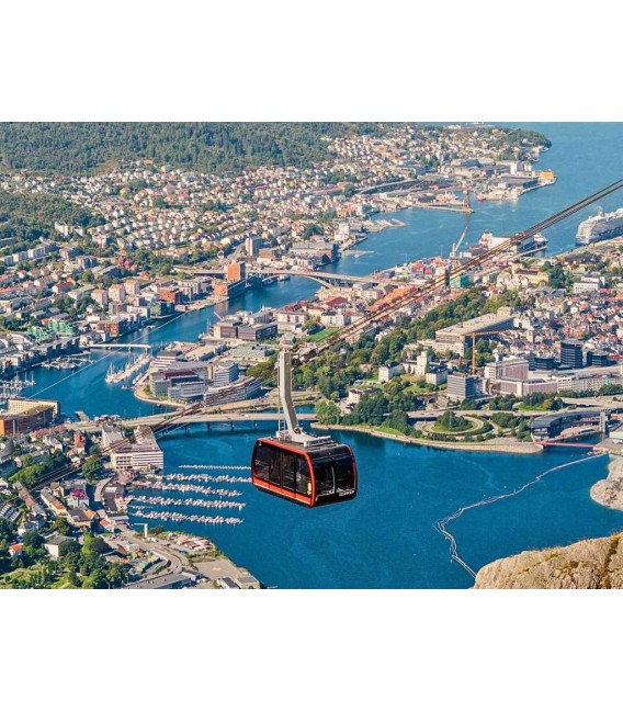 Ulriken Gondola & lunch with a view