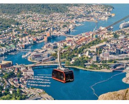 Ulriken Gondola & lunch with a view