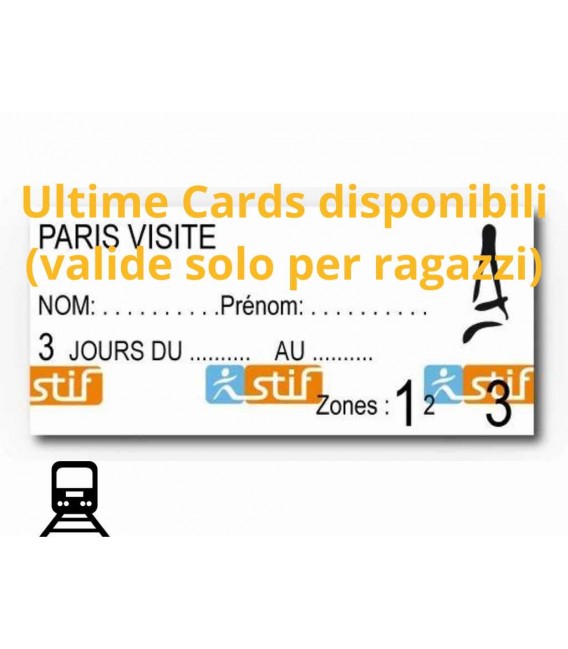 Paris Visite zone 1/3 - ultime disponibili