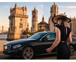 Lisbon airport - city center - private transfer round trip